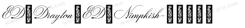 ED Drayton ED Nimpkish字体转换